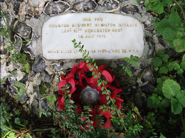 Houston Stewart Hamilton Wallace Capt 10th Worc Reg 29 Jul 1916